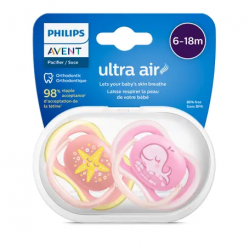 Avent Soother Air 0-6M Mix Deco X2  pacifier babybottle