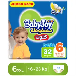 BabyJoy Pants Size (6) Jumbo Pack 32 Pants