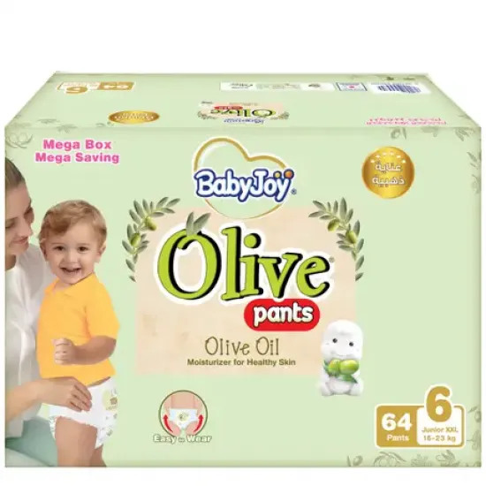 BabyJoy Olive Pants Xxl Size (6) Mega Box (2x32 P)Cs