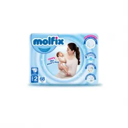 Molfix Diapers Size (2) Mega Pack 68 Diapers