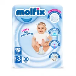 Molfix Diapers Size (3) Jumbo Pack 30 Diapers