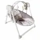 Elphybaby 2-In-1 Baby Swing With Timer And Music Light Gray